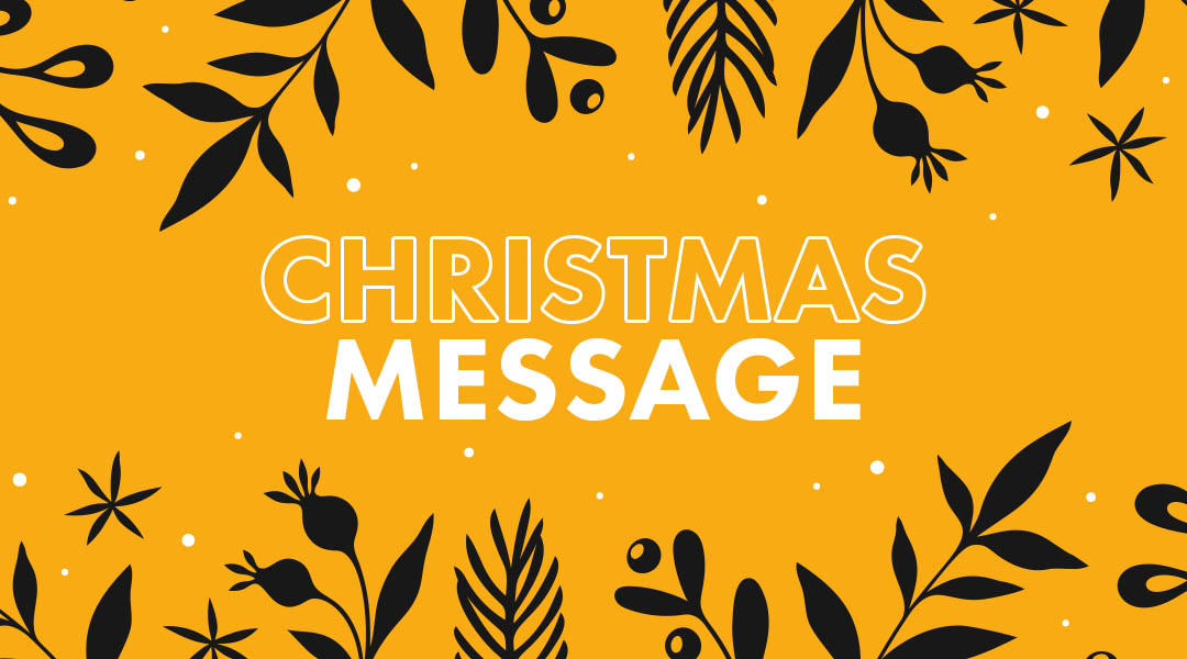 Christmas Message 2020