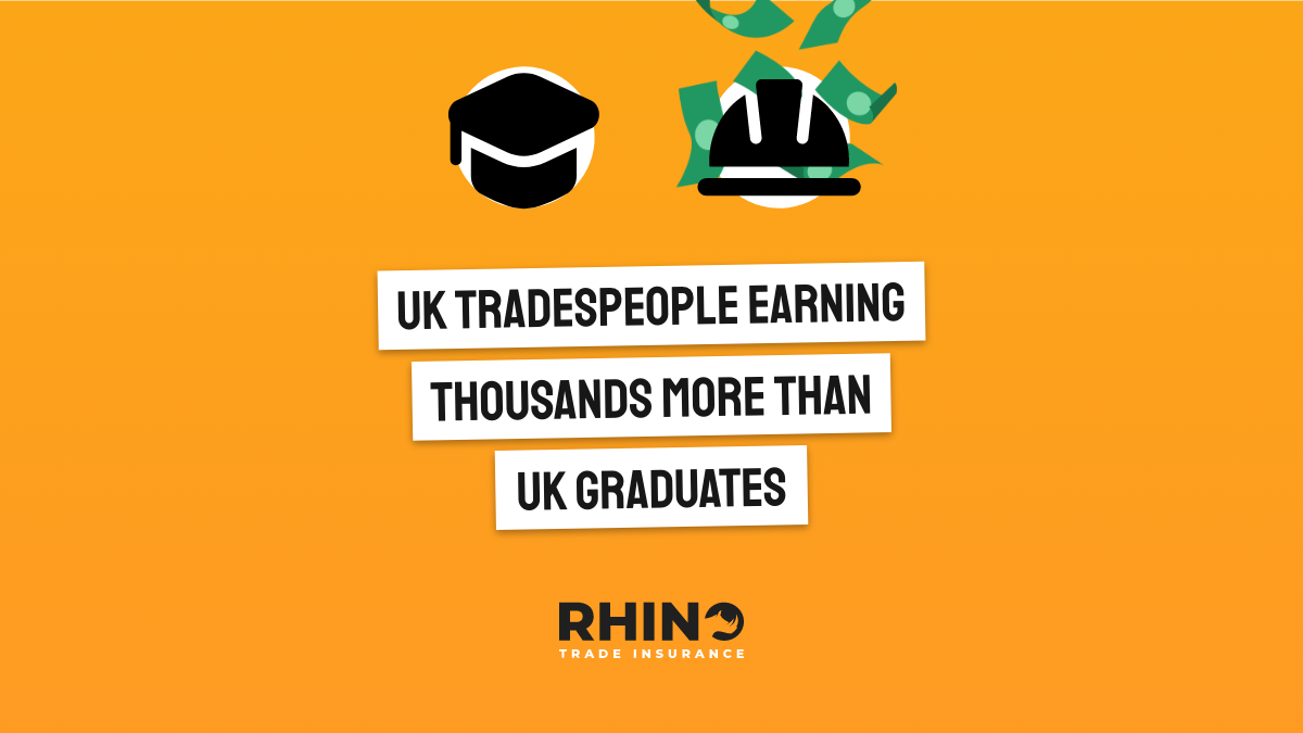 UK tradespeople earning thousands more than Uni graduates