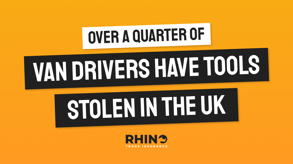 Over a Quarter of Van Drivers have Tools Stolen in the UK