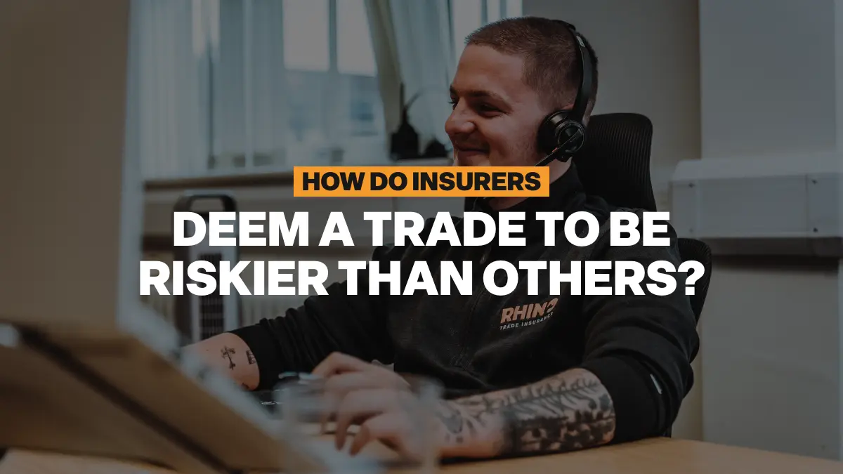 How do insurers deem a trade to be riskier than others?
