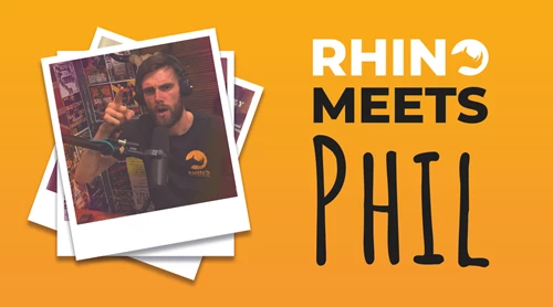 Rhino Meets Phil - Our Brand New Marketing Communications Manager