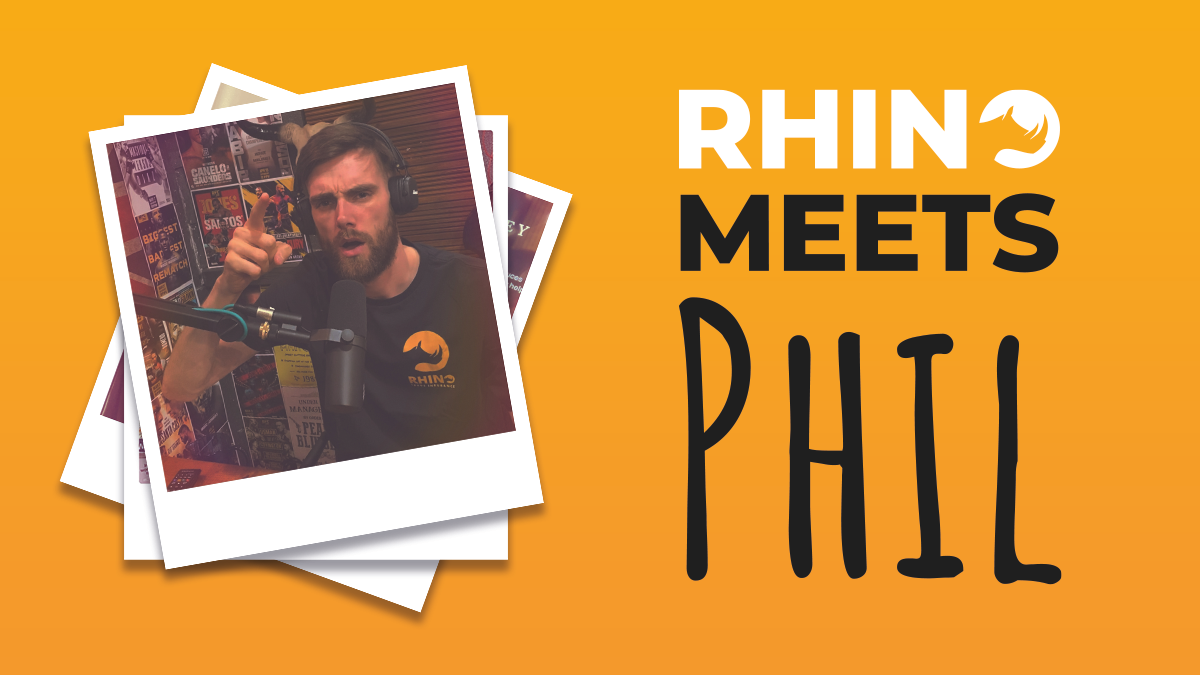 Rhino Meets Phil - Our Brand New Marketing Communications Manager