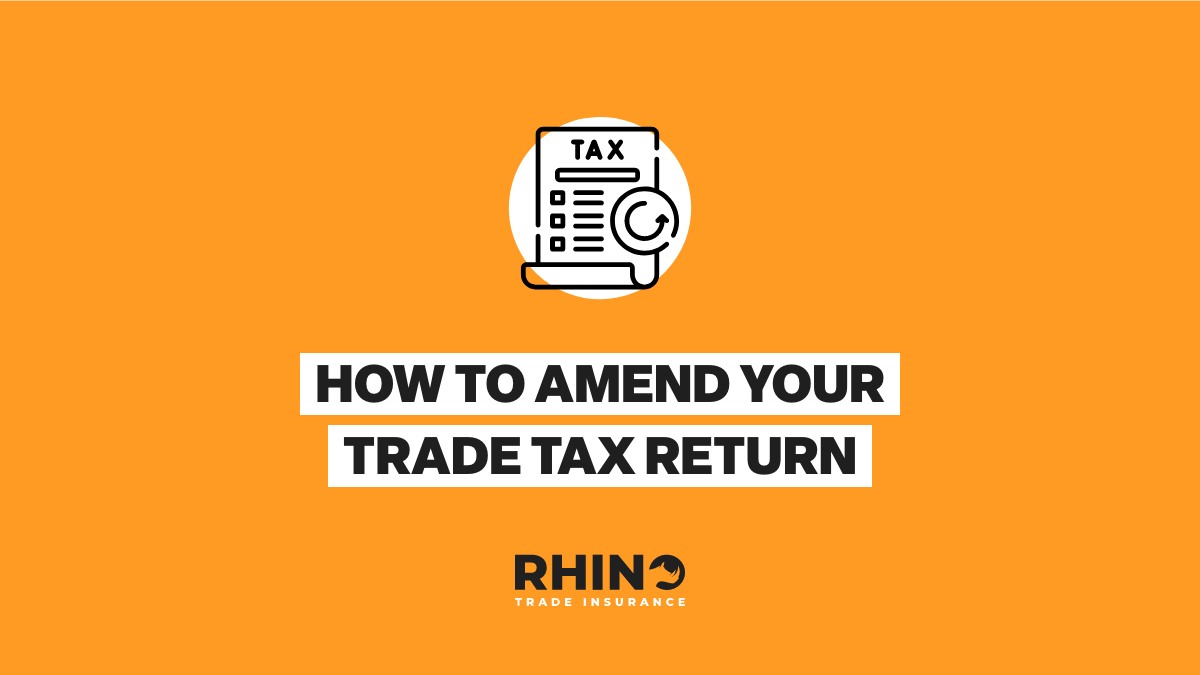 How To Amend Your Trade Tax Return
