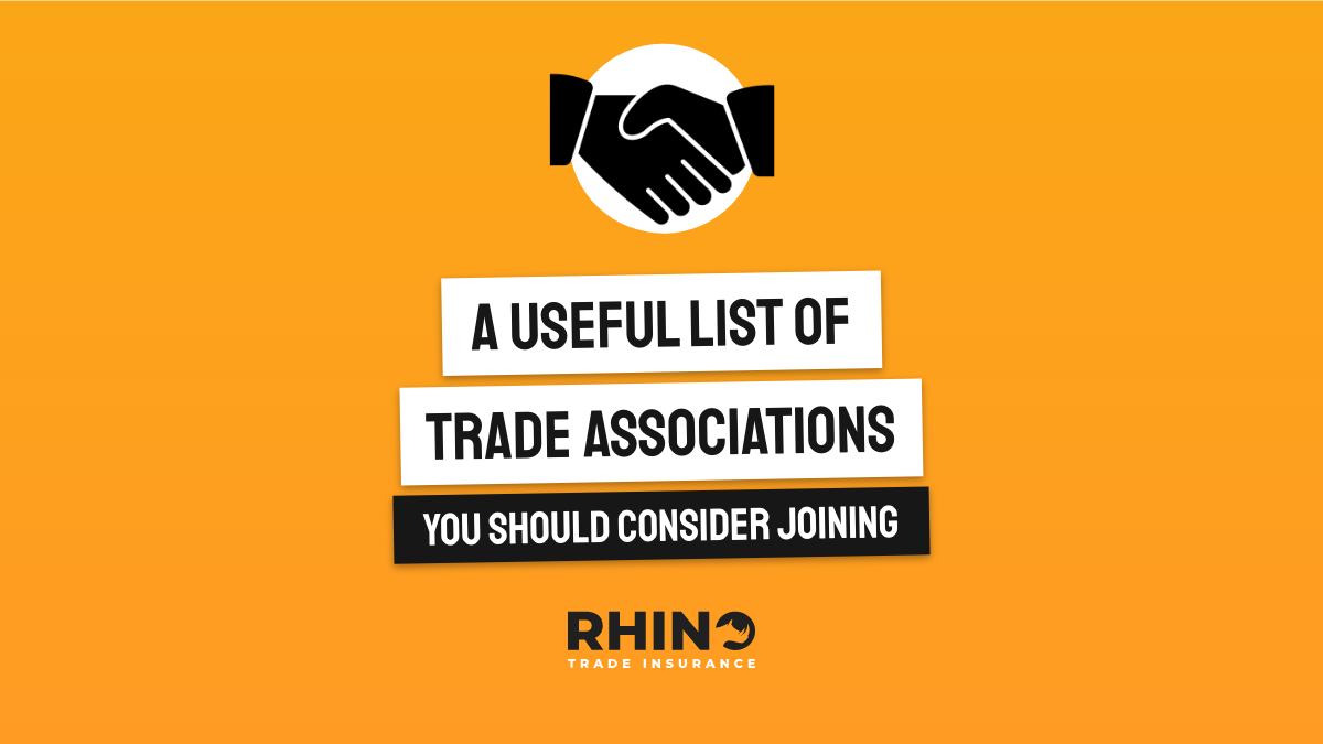 A useful list of Trade Associations you should consider joining