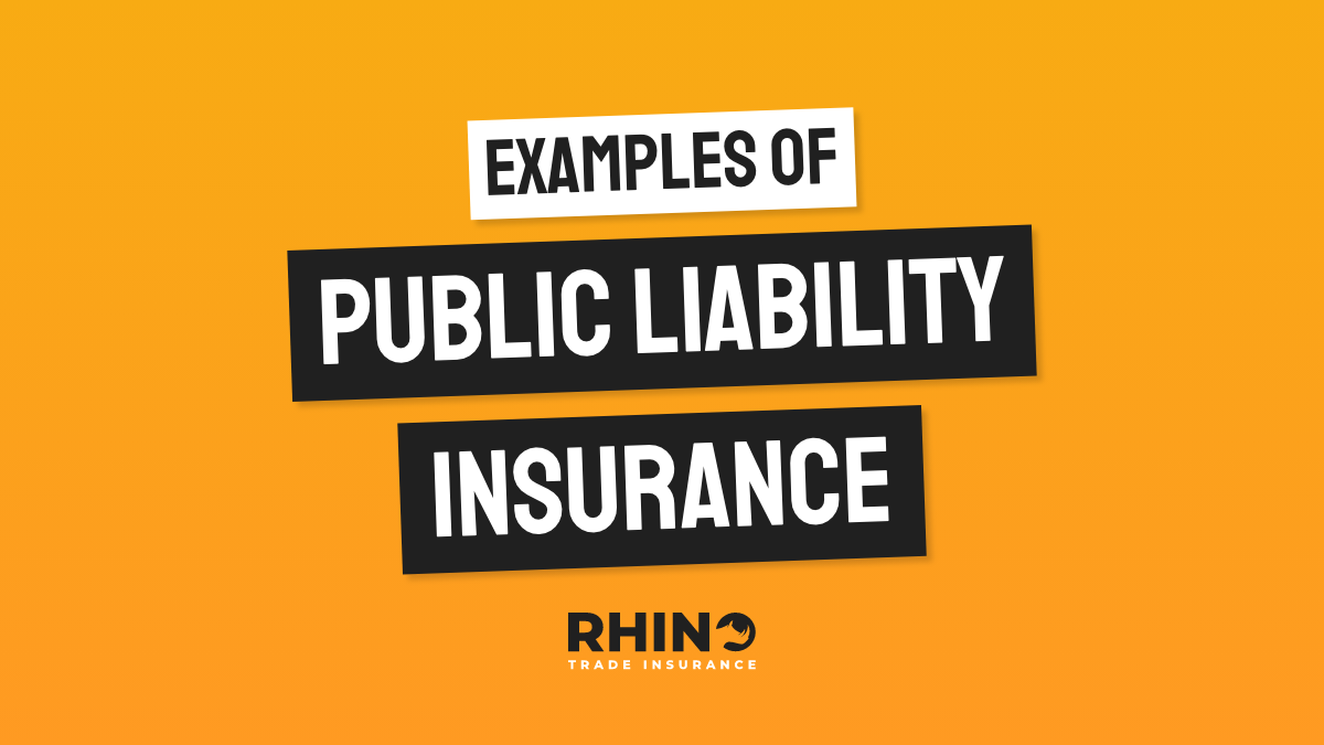 Examples of Public Liability Insurance