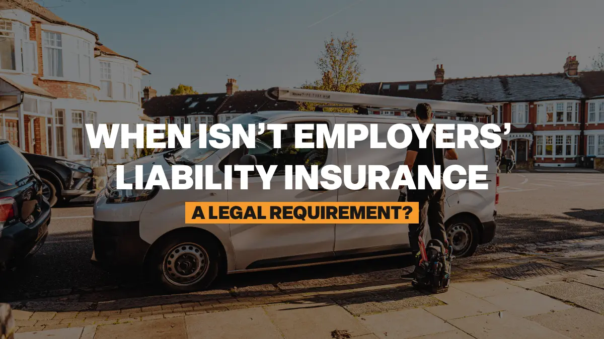 When isn’t Employers’ Liability Insurance a legal requirement?