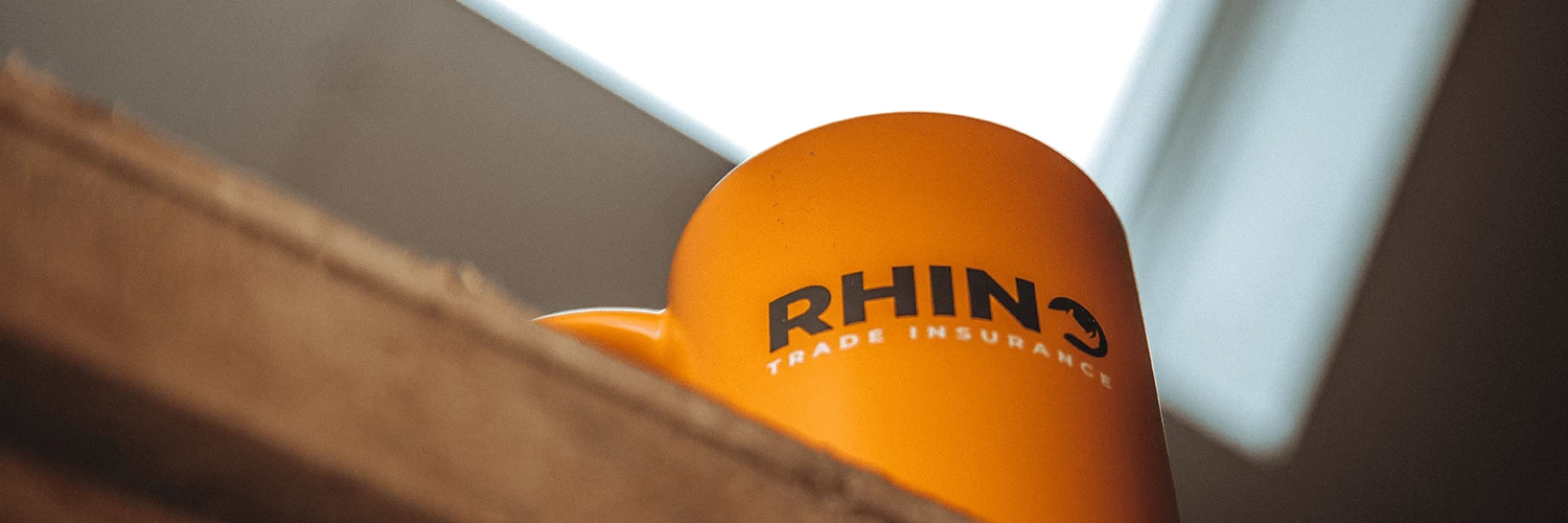 Fascia Board Installers Rhino Cup On Ledge