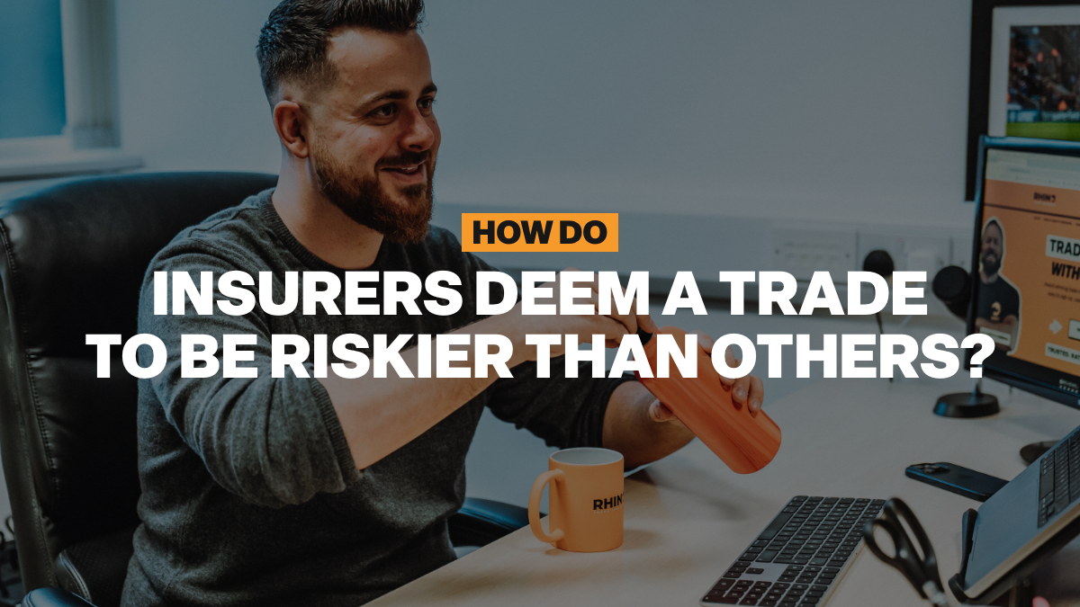 How do insurers deem a trade to be riskier than others?