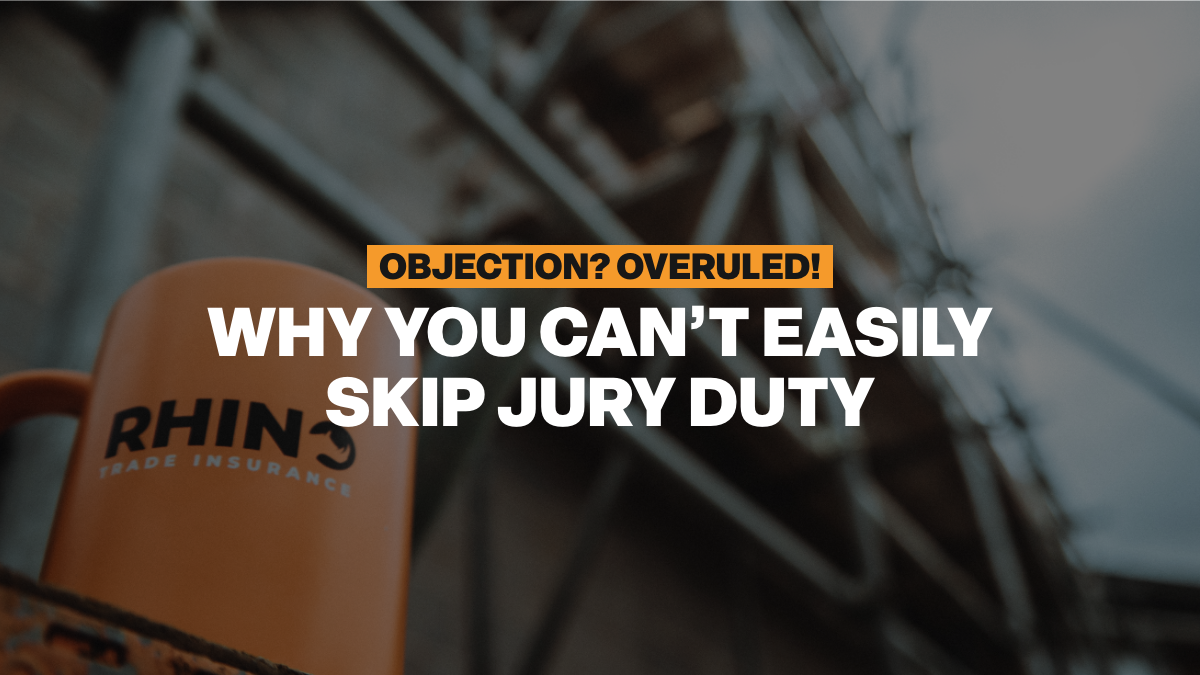 Objection? Overruled! Why You Can’t Easily Skip Jury Duty