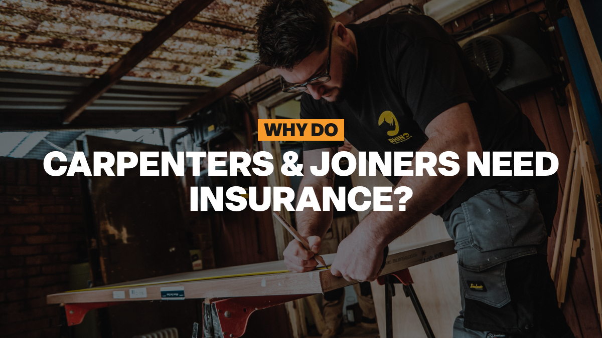 Why do carpenters and joiners need insurance?