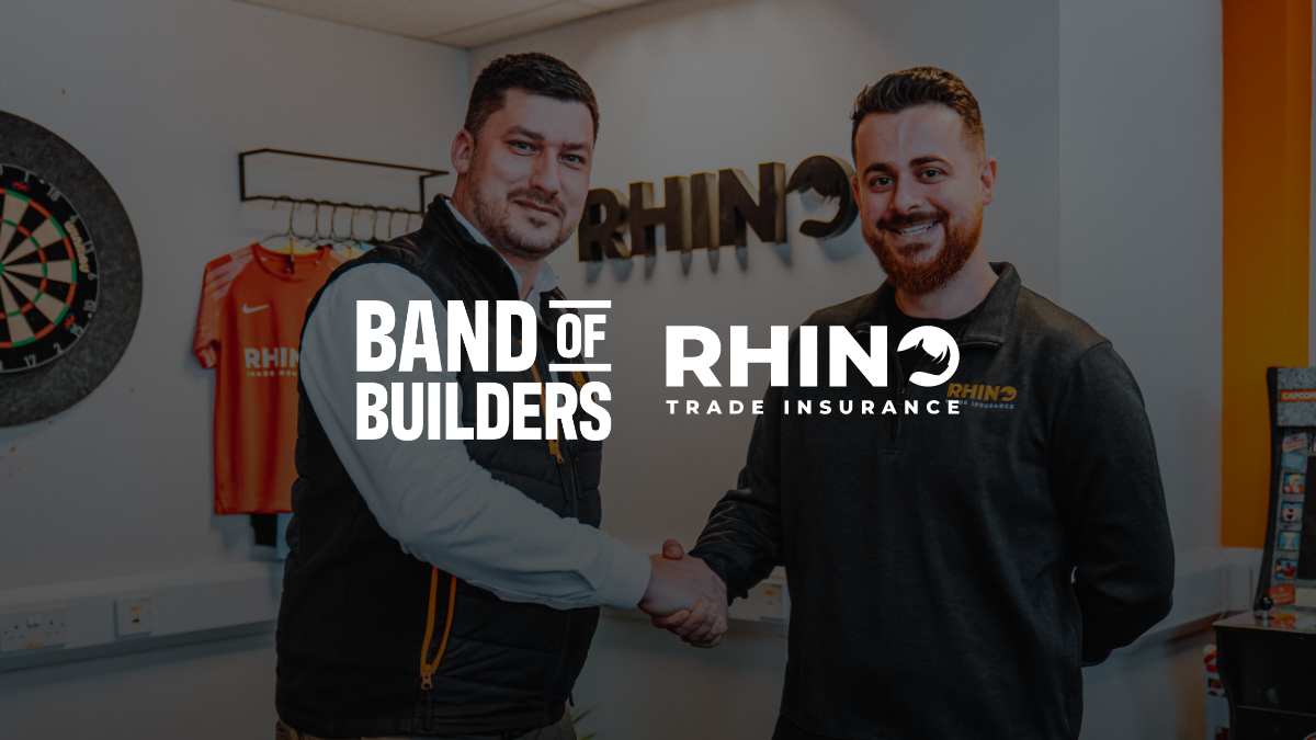 Rhino Trade Insurance partners with Band of Builders