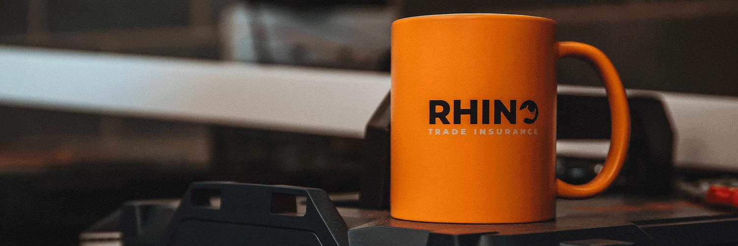 rhino mug on site
