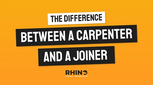The difference between a carpenter and a joiner?