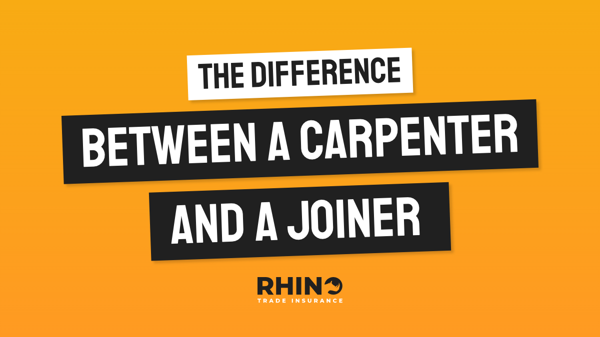 The difference between a carpenter and a joiner?