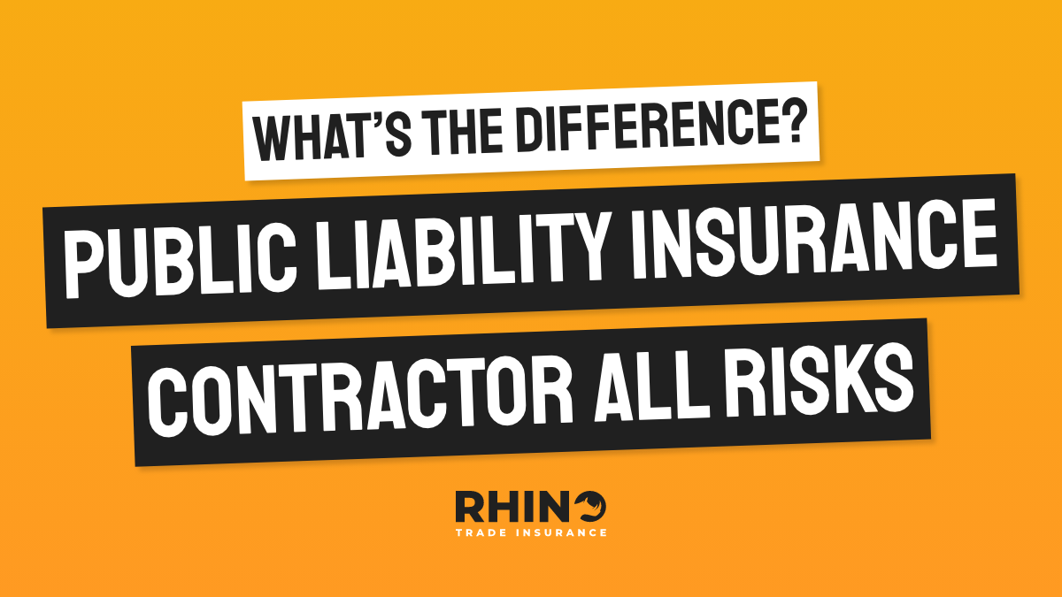 Public Liability Insurance Vs Contractor All Risk Insurance: What Is The Difference?