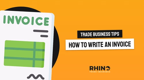 Trade Business Tips: How to write an invoice