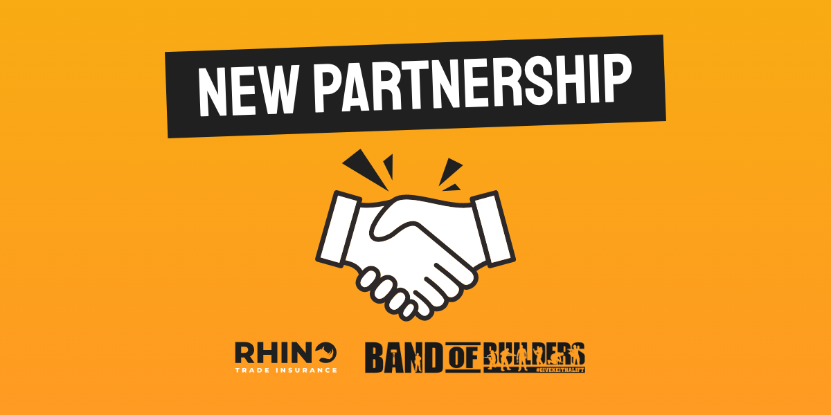 Rhino Trade Insurance Partners Up With Band of Builders